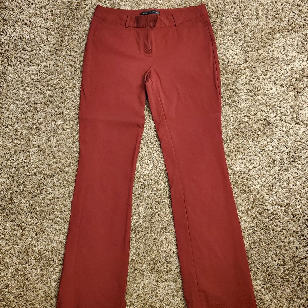 Deep red The Limited Exact Stretch bootcut pants
